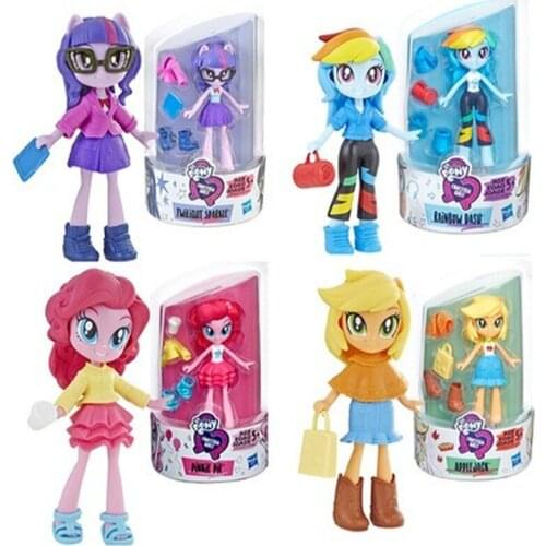 Hasbro Original My Little Pony Princess Mini Doll Toys for Girl Children Birthday Gifts 1PCS
