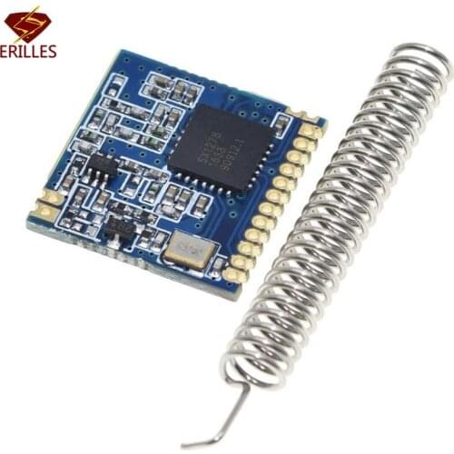 LoRa Module SX1278 Chip PM1280 Long-Distance Communication Receiver and Transmitter SPI LORA IOT+2pcs 433MHz Antenna
