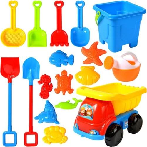 Kids Playing Sand Beach Toy Set Castle Bucket Spade Shovel Rake Water Tools Child Safety Summer Silicone Outdoor Sand Toy