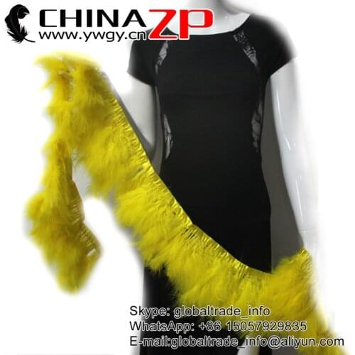 CHINAZP Factory Wholesale 10yards/lot Best Quality Dyed Light Pink Marabou Turkey Fluff Feathers Trims