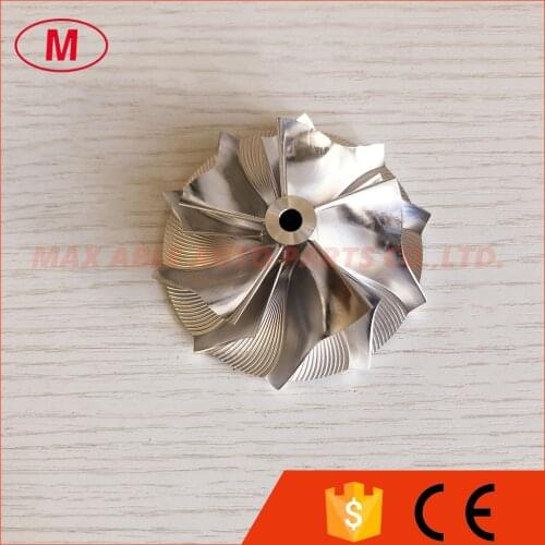 RHF5 reverse 52.56/68.01mm 5+5 blades high performance aluminum 2618/milling/billet compressor wheel