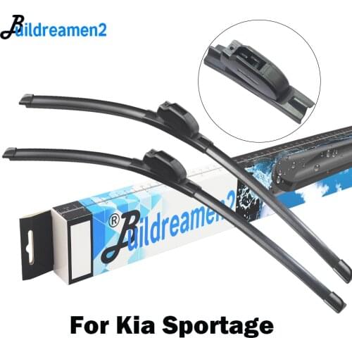 Buildreamen2 Car Accessories Wiper Blade Rubber Frameless Windshield Wiper For Kia Sportage 1993-2018