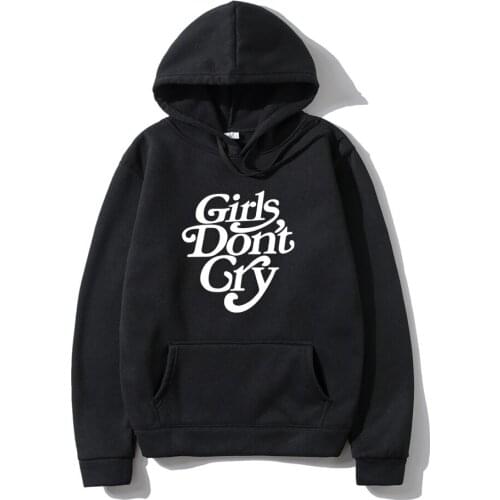 Mens Hoodies Sweatshirts 2021New Arrival Girls Don't Cry print Hooded Oversized Autumn Winter Casual Hoodie Men sudaderas hombre
