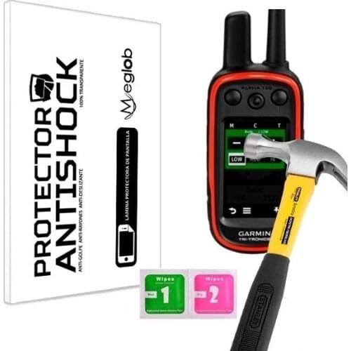 Screen protector Anti-Shock Anti-scratch Anti-Shatter compatible with Garmin Alpha 100
