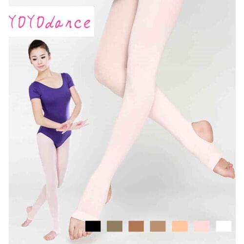 New Women Stirrup Tights Dance Ladies Leggings Adult Panty Hose Professional Ballet Dancing Ballerina Stocking