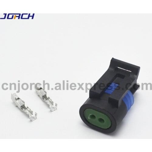 2 pin Delphi GM Female Sensor Connector Sealed Auto Plug 12162195 12162193