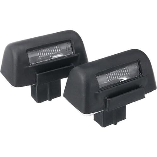 2pcs Car Auto Warm White License Plate Light 2 Pin Rear Number Plate Lamp For Ford Transit MK5 MK6 MK7 1995-2013 Parts