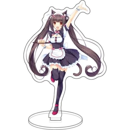 Anime NEKOPARA Chocolat Vanilla Azuki Coconut Maple Acrylic Stand Figure Desktop Decoration Collection Model Toy Doll Gifts