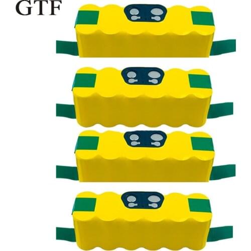 GTF 14.4V 4500mah NI-MH Rechargeable Tool Battery pack For iRobot Roomba 500 600 700 800 Vacuum Cleaner Replacement Accumulators