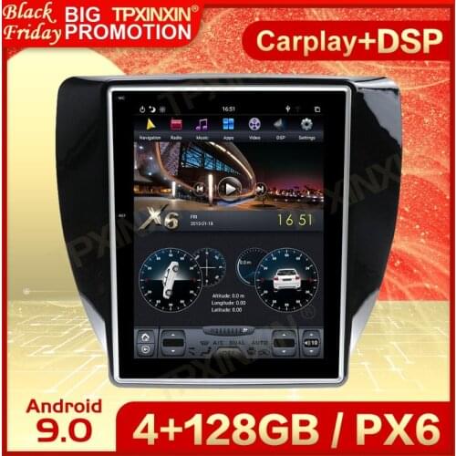 Carplay 2 Din Android 9 Tesla Stereo For VW Jetta 2011 2012 2013 2014 2015 2016 2017 2018 GPS BT Radio Receiver Player Head Unit