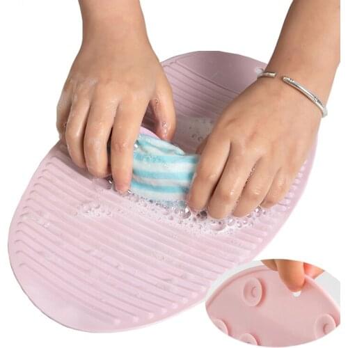 Home Washboard Portable Folding Laundry Board Travel Cleaning Soft Silicone Mini Washboard Washing Tool Outdoor Accessories
