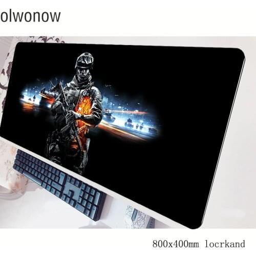 Battlefield 3 mouse pad cheapest pad to mouse notbook computer mousepad new gaming padmouse gamer to laptop 80x40cm mouse mat