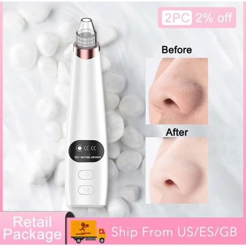 Facial Blackhead Remover Electric Pore Face Cleaner Acne Pimple Removal Black Head Remover Machine Vacuum Skin Care Tools