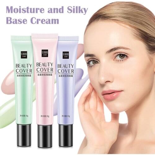 Conceal Cream Green Purple Light Yellow Correctors BB Cream Base Cream Moisturizing Brighten Skin Colour MA