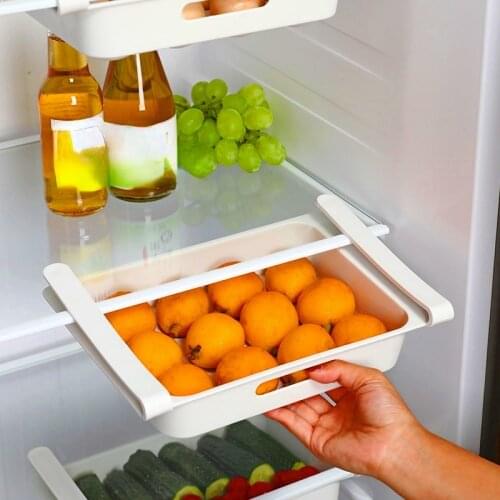 Multifunctional Household Food Storage Box Egg Tray Rectangular Drawer Egg Box Refrigerator Storage Frame