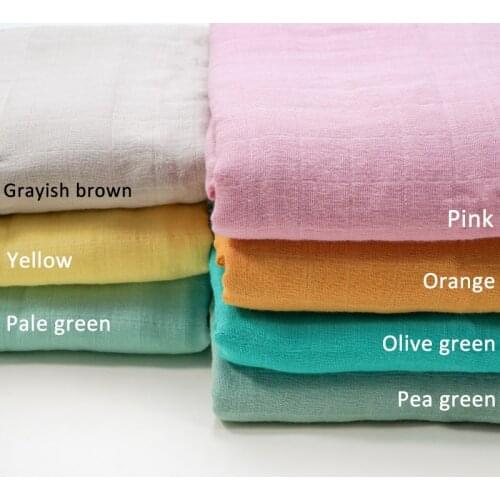 Muslinlife New Style Solid Newborn Baby Blanket Infants Baby Swaddle Wrap Blankets Bamboo Cotton Fabric Blanket Dropship