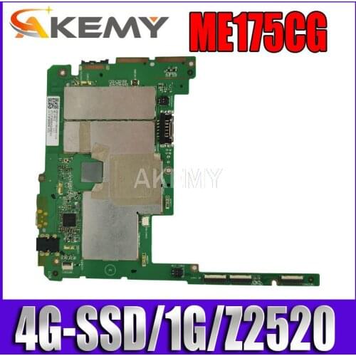 New! original For Asus MeMO Pad ME175CG ME175C Tablets motherboard mianboard logic board W 8G SSD 1GB RAM Z2520 CPU