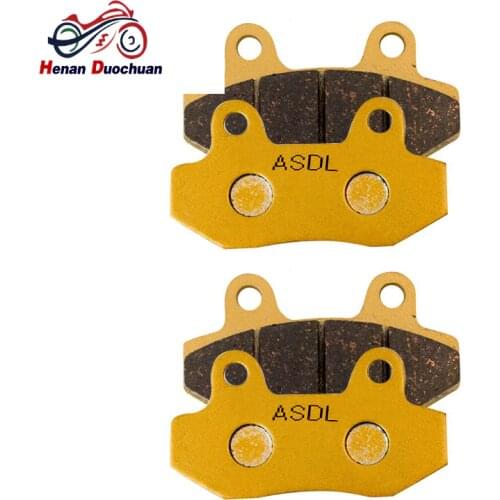Motorbike Front Rear Brake Pads For HYOSUNG RT125 Karion RX125 RX125S XRX125 XRX RT RX 125 ST7 Custom For JONWAY YY 150 YY150
