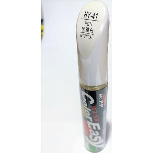 Car scratch repair pen, auto paint pen white for Hyundai IX35 kia rio 2015-2019,car painting pen