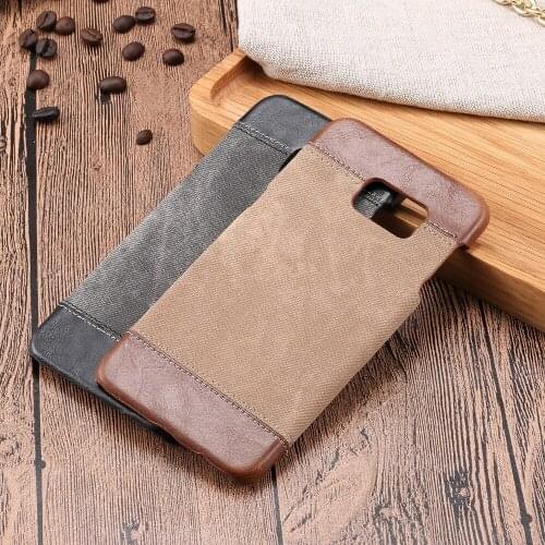 S7 S6 Luxury Jeans Pattern Back Cover For Samsung Galaxy S6 S7 Edge Plus Quality Phone Case for sansung sumsung galaxie galaksi