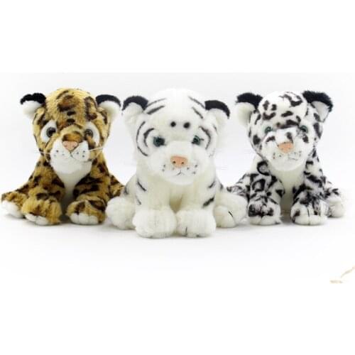 20CM Simulation Wild Animal Plush Toys Kawaii Tiger Plush Doll Best Stuffed Toys For Kids
