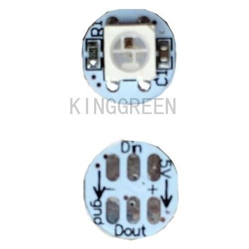 500X High quality SK6812 RGB 5050SMD LED lamp beads with 10mm heat sink express free shipping