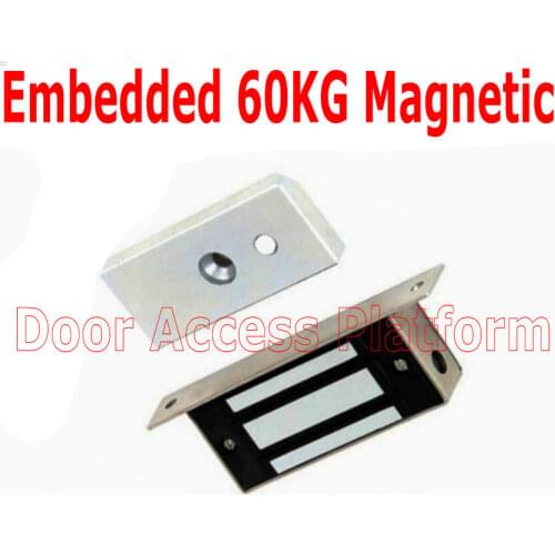 Embedded 60KG Magnetic LOCK, 115lbs HANDING FORCE Cabinet home MAGNETIC LOCK FOR HOME AND OFFICE Mini door ACCESS CONTROL SYSTEM
