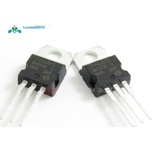 10Pcs New TYN1225 Transistor Triac 25A 1200V TO-220