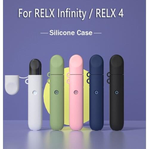 For RELX Infinity Case Soft Silicone Protective Shell Skin Relx 4th generation non-slip/dust-proof replacement case