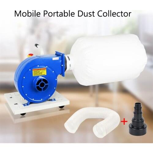 DC230M Woodworking Vacuum Cleaner Industrial Cloth Bag Dust Collector Mobile Portable Dust Collector Purifier 220v 750w 28L