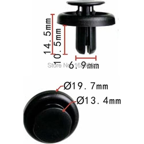 50x OEM Liner Ledge Bumper Push Type Retainer 90467-07215 for RAV4 Corolla Pruis Camry Land Cruiser