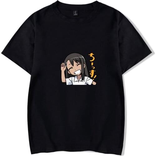 Nagatoro Print Spring Summer Holiday Street Graffiti Style Men/Women Casual T-shirt Streetwear Style