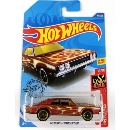 Hot Wheels 1:64 69 DODGE CHARGER 500 Edition Metal Diecast Model Cars Kids Toys Gift