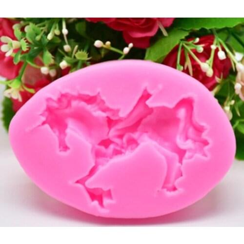 Carousel Horse Shape Silicone Cake Mold Bakeware 3D Silicone Mould Chocolate Clay Fondant Cake Tools Decorating