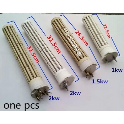 Ceramic heating tube ceramic heating rods heating element for water heater 220v water heater element 2kw/1kw/1.5kw