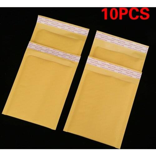 20*30cm Kraft Paper Bubble Envelopes Bags Padded Mailers Shipping Envelope With Bubble Mailing Bag Christmas Gift Holders 10pcs