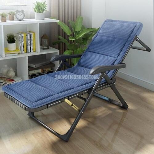 Recliner Balcony Home Leisure Sunbathing Beach Chair Folding Lunch Break Siesta Bed Lazy Sofa Back Chair