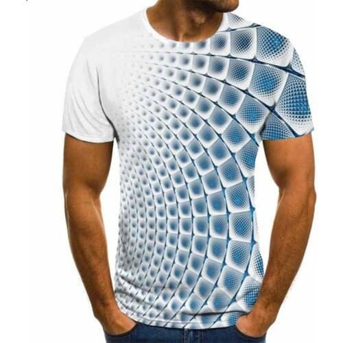 Summer Three-dimensional 3D vortex T-shirt Men Women Fashion 3D T Shirt Short Sleeve Harajuku Hip Hop Cute Tshirt