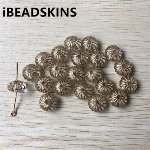 New arrival! 14x8mm 550pcs /lot clear with gold stripe Acrylic Wheel shape beads #2107(Design as shown)