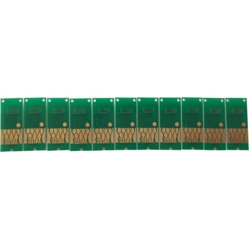 New 11 colors Permanent Auto Reset Chips For Epson Stylus 4900 Printers Cartridge T6531-T6539/T653A/T653B ARC chips