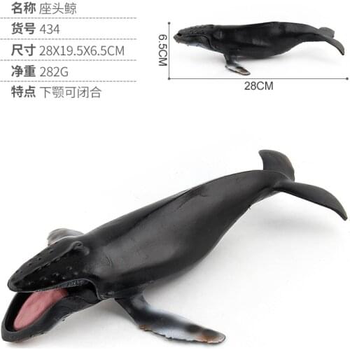 Ocean Sea Life Simulation Animal Model WHALE Humpback Action Toys Figures Kids Educational Collection Model Birthday Xmas Gift