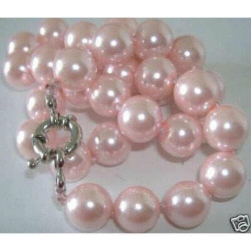 New 8mm Pink South Sea Akoya Shell Pearl Necklace 18" AAA