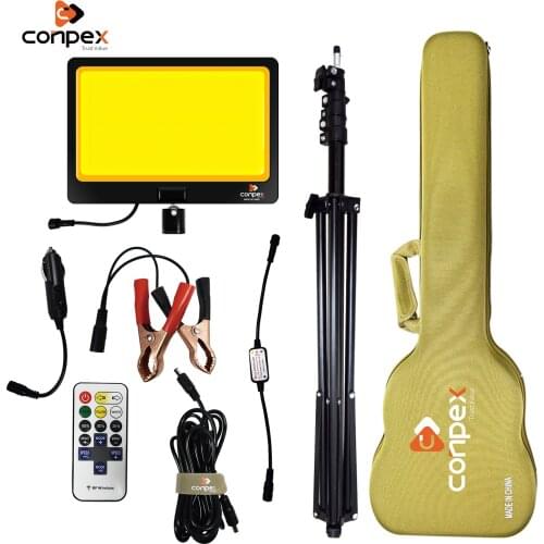 Portable LED flashlight camping Lantern 12v outdoor rechargeable tent fan flashing lighting bulbs LED lights for Road travel