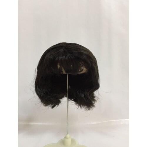 RBL doll scalp suitable for blyth black hair short 111