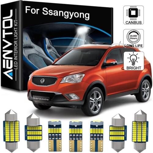 Seker For Ssangyong Actyon Sport Korando C Rexton Kyron Musso Turismo Tivoli Car Accessories Interior LED Lights LED Lamp Canbus