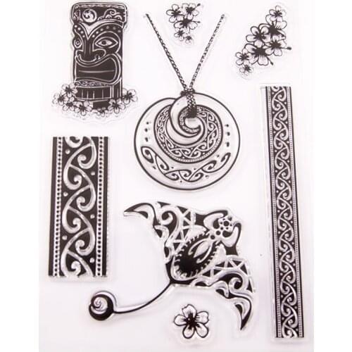 T2094 Silicone Clear Stamps for Scrapbooking Pattern Decoration Embossing Folder Craft Rubber Stamp Tools New