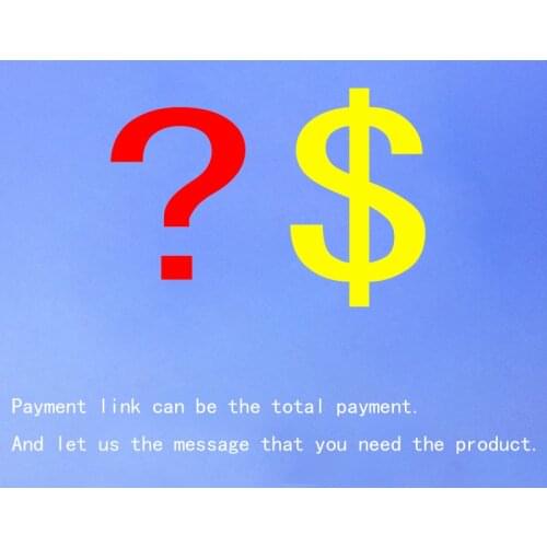 Payment link can be the total payment, send us the message what you need