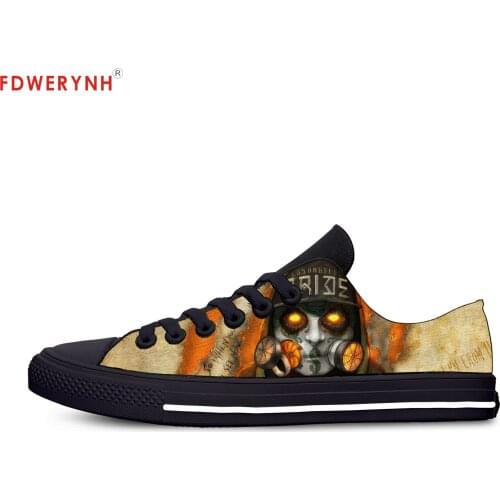 Mens Casual Shoes Hollywood Undead Lace-Up Canvas Round Cross Strap Ladies Casual Man Shoes Comfortable