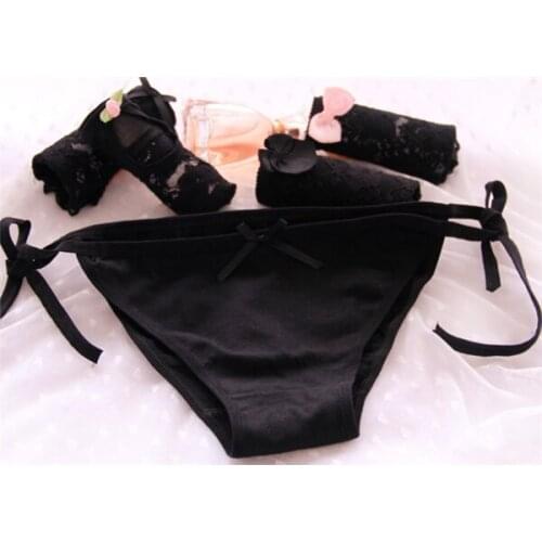 Girl Panties Underwear Lace Briefs Cotton Lingerie Soft Comfortable Bowknot Cartoon Panty Wholesale