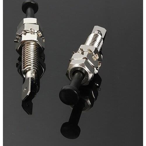 2pcs Hood Door Pin Switch Adjustable Alarm Light Hood Screw Universal Car Alarm Security Adjustable Auto Truck